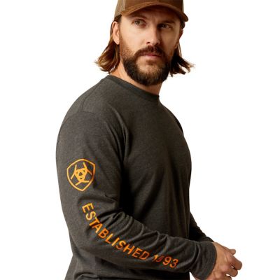 Image showing  Men's Ariat Elevated V2 Long Sleeve Graphic T-Shirt