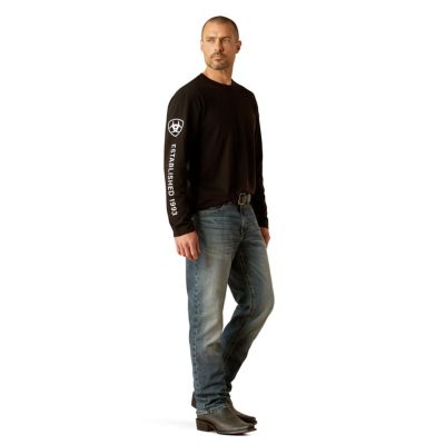 Image showing  Men's Ariat Elevated V2 Long Sleeve Graphic T-Shirt