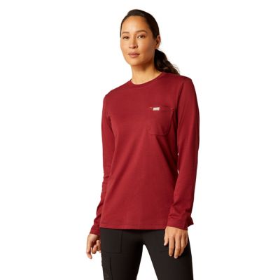 Image showing  Women's Rebar Workman Tree Long-Sleeve T-Shirt