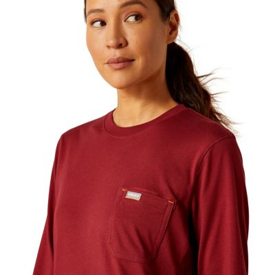Image showing  Women's Rebar Workman Tree Long-Sleeve T-Shirt