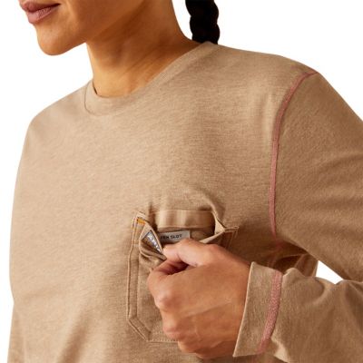 Image showing  Women's Rebar Workman Logo Long-Sleeve T-Shirt