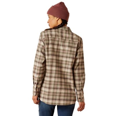 Image showing  Women's Rebar Flannel DuraStretch Long Sleeve Work Shirt