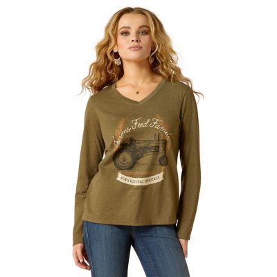 Ariat Women's Ariat AG Heritage Long Sleeve Graphic T-Shirt, 10052547