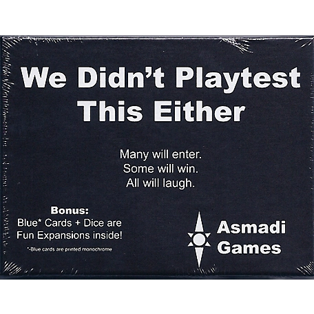 Asmadi Games We Didn't Playtest This Either Card Game