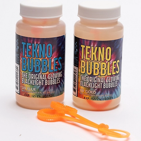 Atomic Bubbles Tekno Bubbles - 2 Pack (1 Gold, 1 Blue)