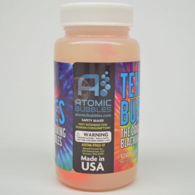 Image showing  Tekno Bubbles - Blue 6 Pack - 4 oz. Bottles