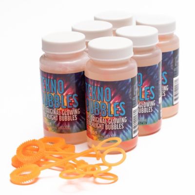 Image showing 6 th Atomic Bubbles Tekno Bubbles - Blue 6 Pack - 4 oz. Bottles