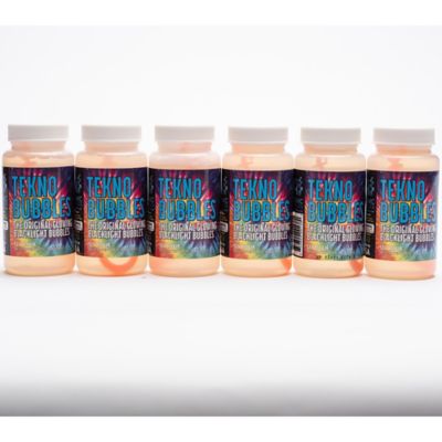 Image showing 7 th Atomic Bubbles Tekno Bubbles - Blue 6 Pack - 4 oz. Bottles