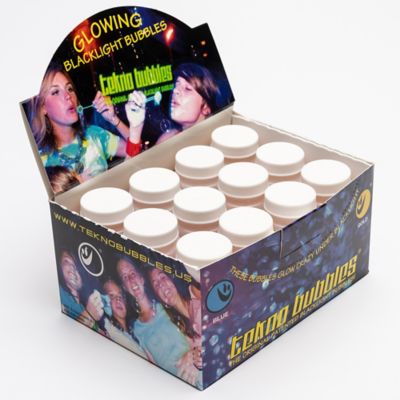 Image showing 6 th Atomic Bubbles Tekno Bubbles - 12 Pack (6 Gold, 6 Blue) - 4 oz. Bottles