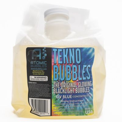 Atomic Bubbles Tekno Bubbles 64 oz. Smart Pouch Refill, Blue