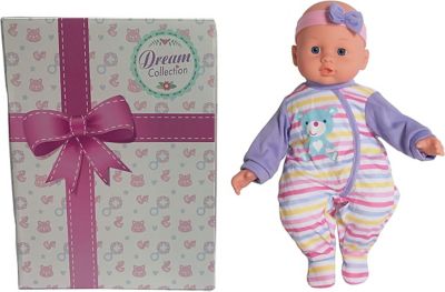 Dream Collection 14 in. Chatter & Coo Girl Baby Doll