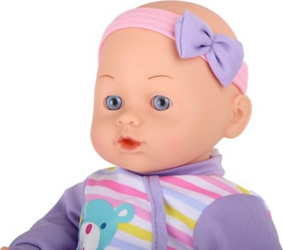 Image showing  14 in. Chatter & Coo Girl Baby Doll