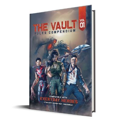 Evil Genius Everyday Heroes: The Vault: Rules Compendium Vol 1 Hardcover RPG Book