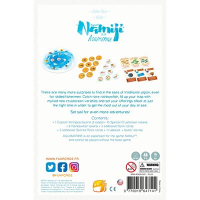 Image showing  Namiji Aquamarine Expansion - Set Collection Board Game