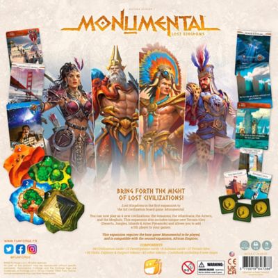 Image showing  Monumental Lost Kingdoms Expansion - Deckbuilding Board Game