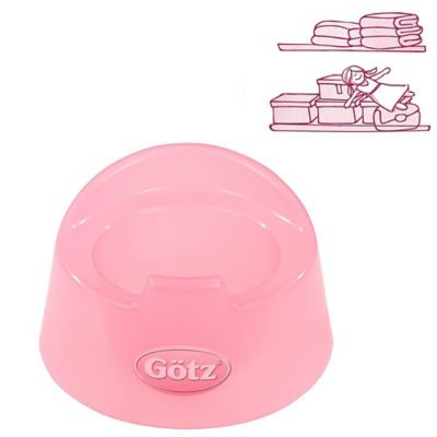 Image showing  Boutique Doll Sized Pink Pretend Potty - baby doll accessory for 13 in. Baby Dolls