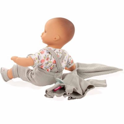 Image showing  Muffin Lucky One 13 in. Bald Baby Doll with Blue Sleeping Eyes