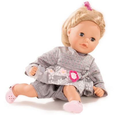 Gotz Cosy Aquini 13 in. Soft Cloth Bath Baby Doll with Blonde Hair