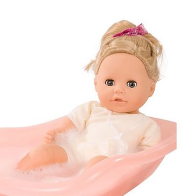 Image showing  Cosy Aquini 13 in. Soft Cloth Bath Baby Doll with Blonde Hair