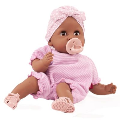 Image showing  Cosy Aquini 13 in. Soft Cloth Bath Baby Doll with Dark Skin