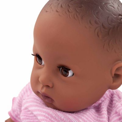 Image showing  Cosy Aquini 13 in. Soft Cloth Bath Baby Doll with Dark Skin