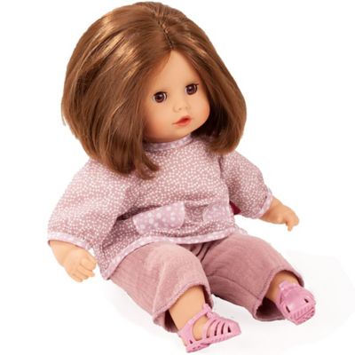 Image showing  Muffin Soft Mood 13 in. Cuddly Baby Doll with Brown Hair