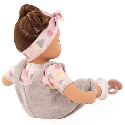 Image showing  Muffin Popsicles 13 in. Soft Baby Doll with Brown Hair