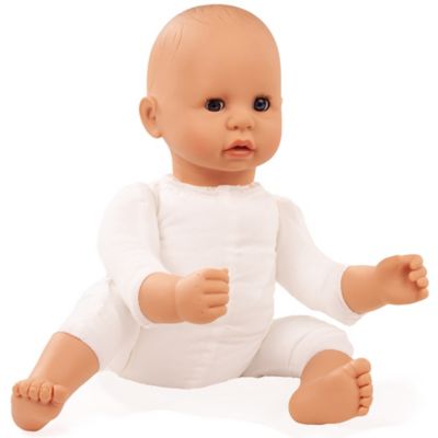 Image showing 5 th Gotz Cookie 19 in. Soft Baby Doll in Grey Outfit with Blue Sleeping Eyes