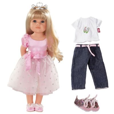 Gotz Hannah Princess 19.5 in. Blonde Poseable Doll with Blue Eyes