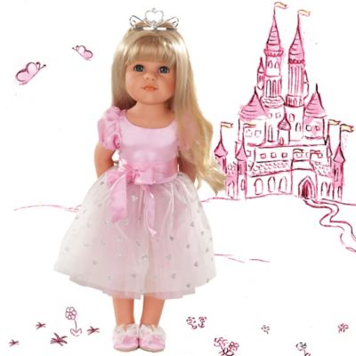 Image showing 5 th Gotz Hannah Princess 19.5 in. Blonde Poseable Doll with Blue Eyes