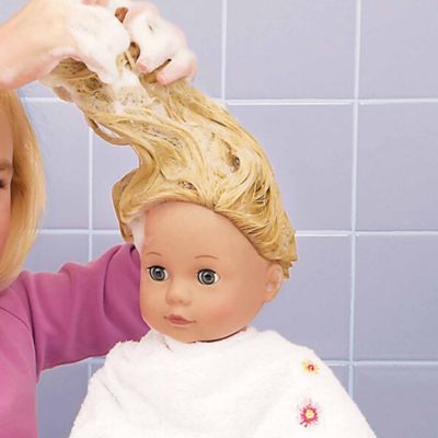 Image showing 6 th Gotz Hannah Princess 19.5 in. Blonde Poseable Doll with Blue Eyes