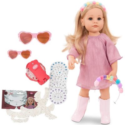 Gotz Hannah be My Mini Me 19.5 in. All Vinyl Doll with Long Blonde Hair