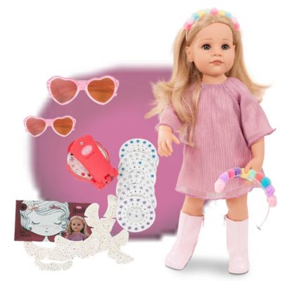 Image showing 6 th Gotz Hannah be My Mini Me 19.5 in. All Vinyl Doll with Long Blonde Hair