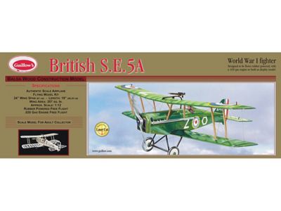 Guillow's British SE 5-A Laser Cut Model Kit