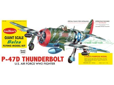 Guillow's P-47D Thunderbolt Model Kit