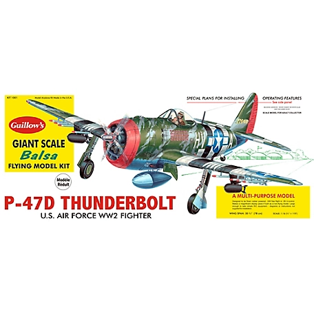 Guillow's P-47D Thunderbolt Model Kit