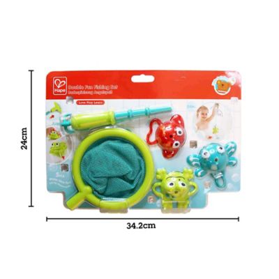 Image showing  Double Fun Fishing Set: Jumping Sea Creatures, Ages 2+
