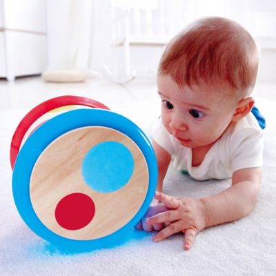 Image showing  Baby Drum - Colorful Rolling Drum Musical Instrument Toy For Toddlers