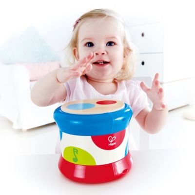 Image showing  Baby Drum - Colorful Rolling Drum Musical Instrument Toy For Toddlers
