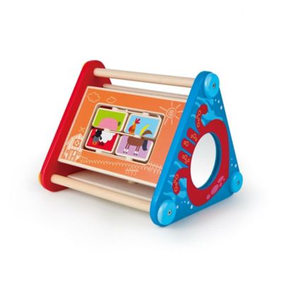 Hape Early Explorer - Take Along Activity Toy Box, 5-Sided Puzzle Toy
