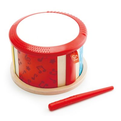 Hape Double-Sided Drum - Wooden Musical Instrument for Toddlers