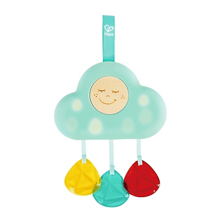 Hape Musical Cloud Light - Baby Crib Mobile Toy with Lights & Relaxing Songs
