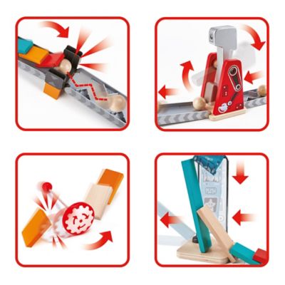 Image showing  Wooden Domino Ball Set: Mighty Hammer - 59 pc.