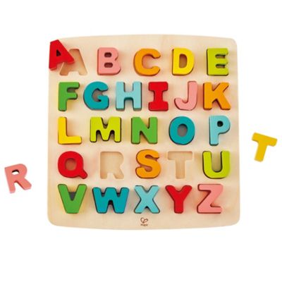 Hape Alphabet Blocks - 27 pc. - Wooden Blocks Learning Puzzle