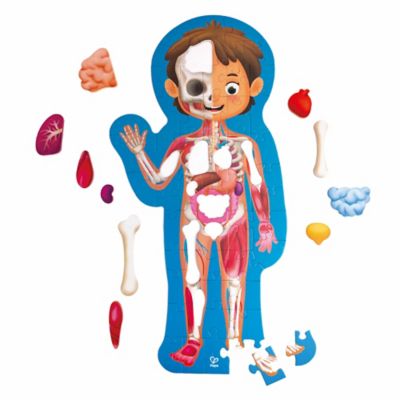 Hape Human Body Puzzle - 60 Oversized Pieces - Anatomy Jigsaw