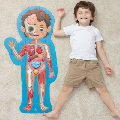 Image showing  Human Body Puzzle - 60 Oversized Pieces - Anatomy Jigsaw