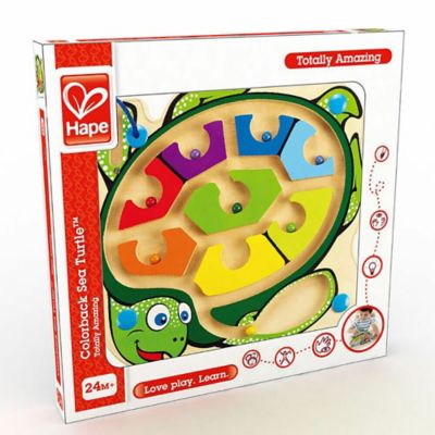 Image showing  Totally Amazing Colorback Sea Turtle Bead Maze - Magnetic Wooden Puzzle