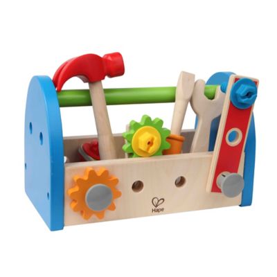 Hape Fix It Kid's Wooden Tool Box Play Set - Toddler & Kids Ages 3+