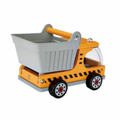 Image showing  Dumper Truck - Yellow - Kid's Wooden Construction Toys Vehicle