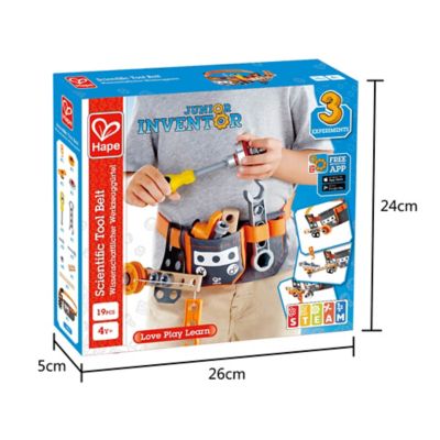 Image showing  Junior Inventor: Scientific Tool Belt - 19 pc. - Kids Ages 4+